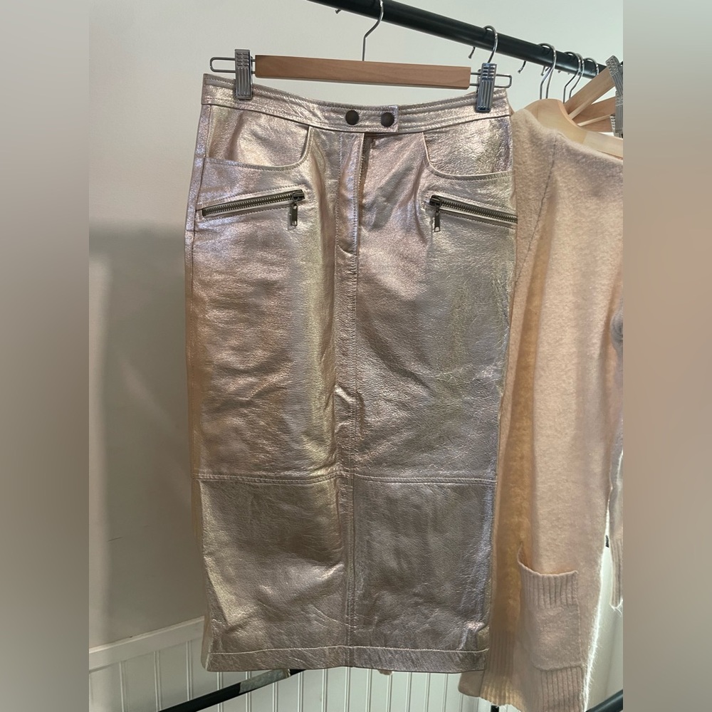 Rose gold Skirt Top Shop